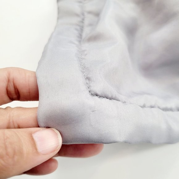 Carter's Gray Elephant Lovey Baby Security Blanket Plush Satin Edge 14" x 14" - Picture 11 of 12